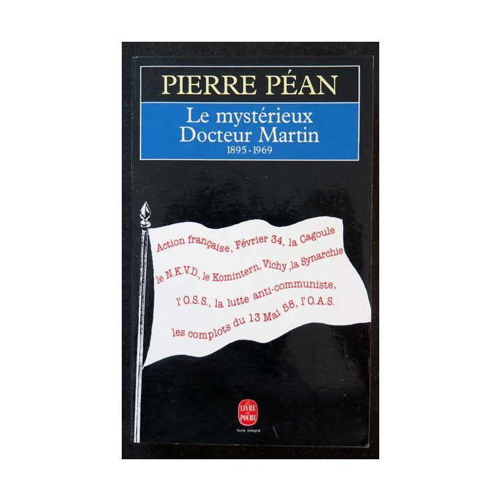 Le mystérieux Docteur Martin de Pierre Péan livre de poche
