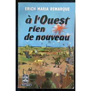 A l'Ouest Rien de nouveau de Erich Maria remarque livre de poche