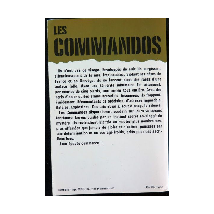 Les Commandos de Marc Flament livre de poche