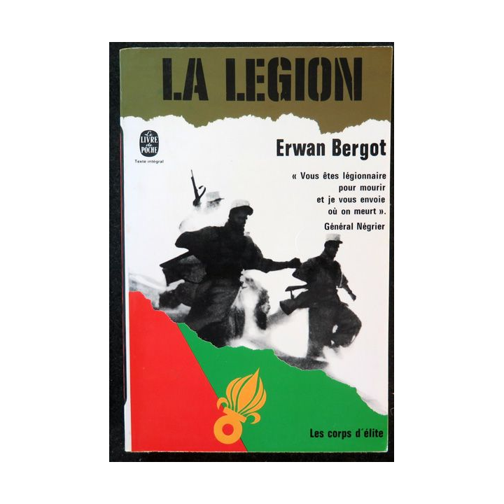 La Légion de Erwan Bergot livre de poche