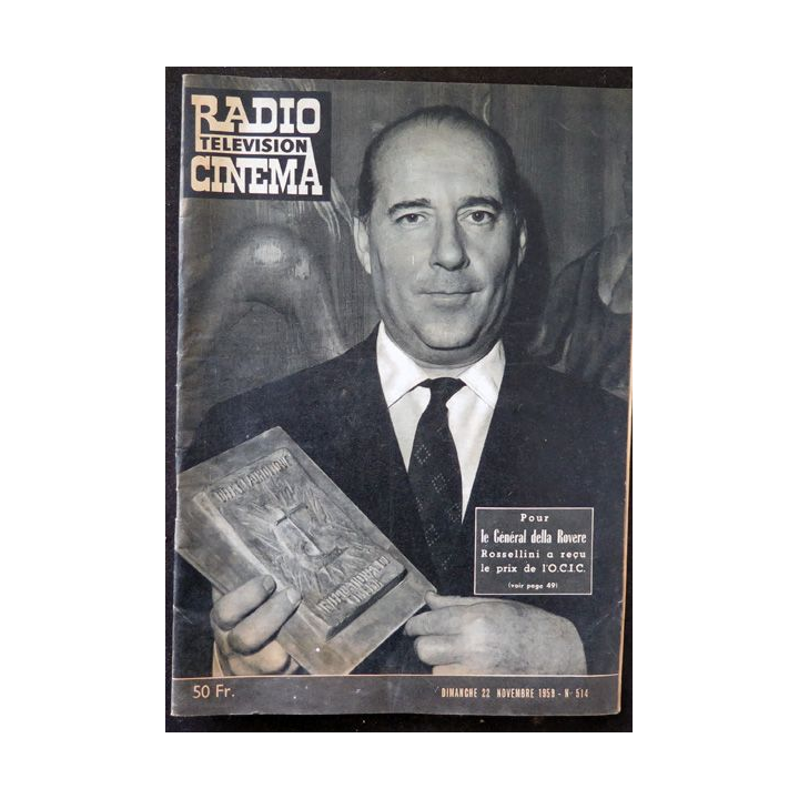 1. Radio télévision cinéma n°514 - Dimanche 22 Novembre 1959