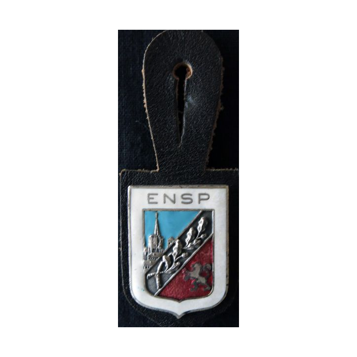 POLICE : insigne métallique Ecole Nationale Supérieure de Police de Saint-Cyr au Mont d'Or de fabrication FIA