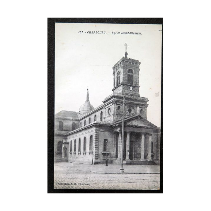 Carte postale 151 Cherbourg Eglise Saint-Clément