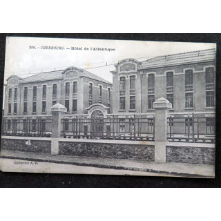 Carte postale 200 Cherbourg Hôtel de l'Atlantique