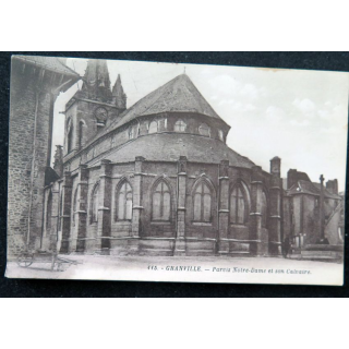 Carte postale 115 Grandville Parvis Notre Dame et son Calvaire
