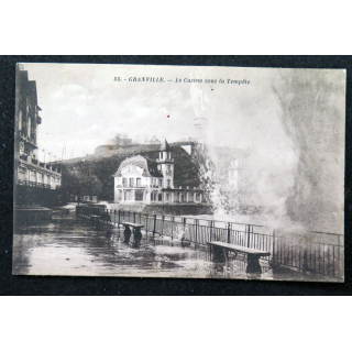 Carte postale 55 Grandville Le Casino sous la tempête