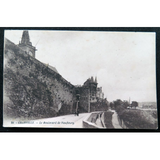 Carte postale 24 Grandville Le Boulevard de Vaufleury