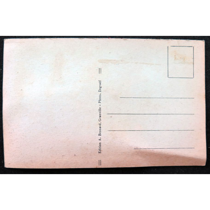 Carte postale 19 Grandville Rochers à marée basse