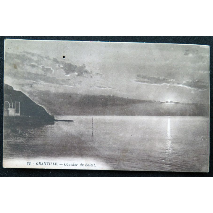 Carte postale 62 Grandville Coucher de Soleil