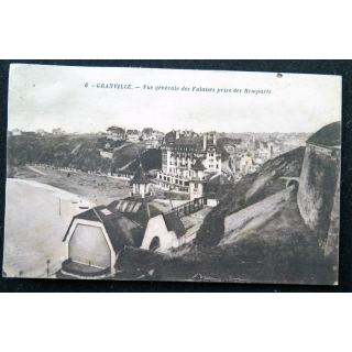 Carte postale 6 Grandville Vue générale des Falaises prise des remparts