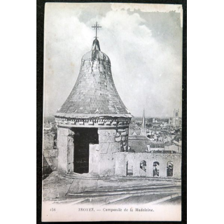 Carte postale 156 Troyes Campanile de la Madeleine