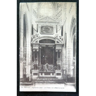 Carte postale 15 Troyes Eglise Saint-Jean Le Choeur et le Maître d'Autel