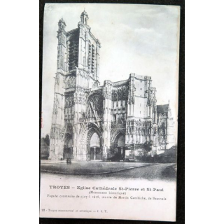 Carte postale Troyes Eglise CathédraleSt-Pierre et St-Paul