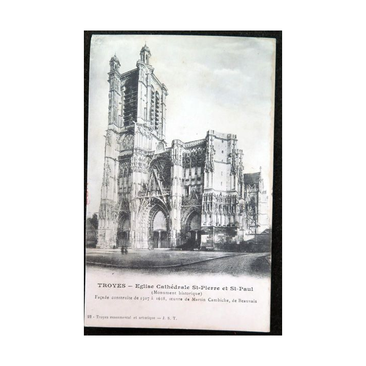 Carte postale Troyes Eglise CathédraleSt-Pierre et St-Paul