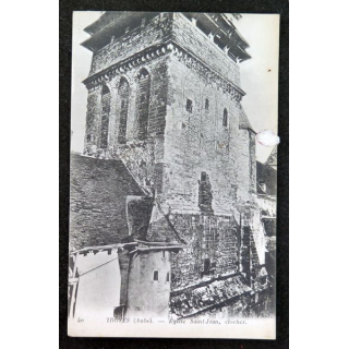Carte postale 40 Troyes Eglise Saint-Jean Clocher