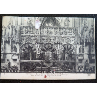 Carte postale 3 Troyes Le Jubé de l'Eglise de la Madeleine