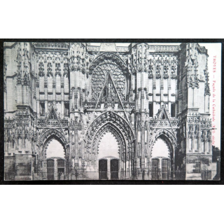 Carte postale Troyes Façade de la Cathédrale (XVI° siècle)