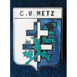 POLICE : insigne métallique de la Police nationale, corps urbain de Metz fabrication Drago Paris