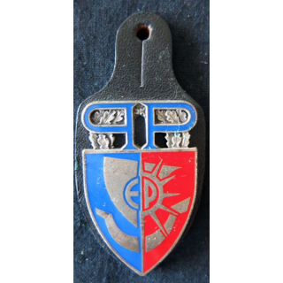 POLICE : insigne métallique l'école de la Police nationale de Paris de  fabrication Fraisse