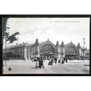 Carte postale 221 Tours La Gare (Vue d'ensemble)