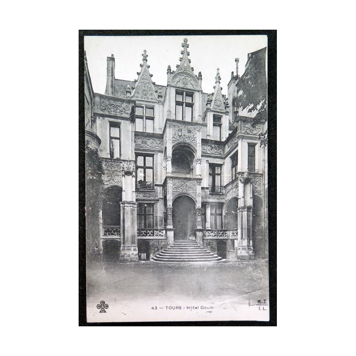 Carte postale 43 Tours Hôtel Gouin