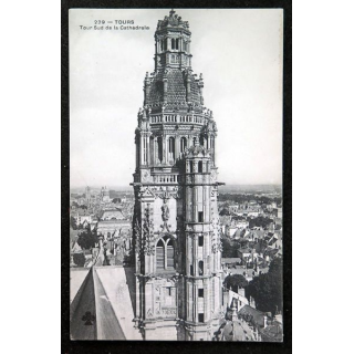 Carte postale 239 Tours Tour sud de la Cathédrale