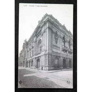 Carte postale 212 Tours Théâtre Municipal