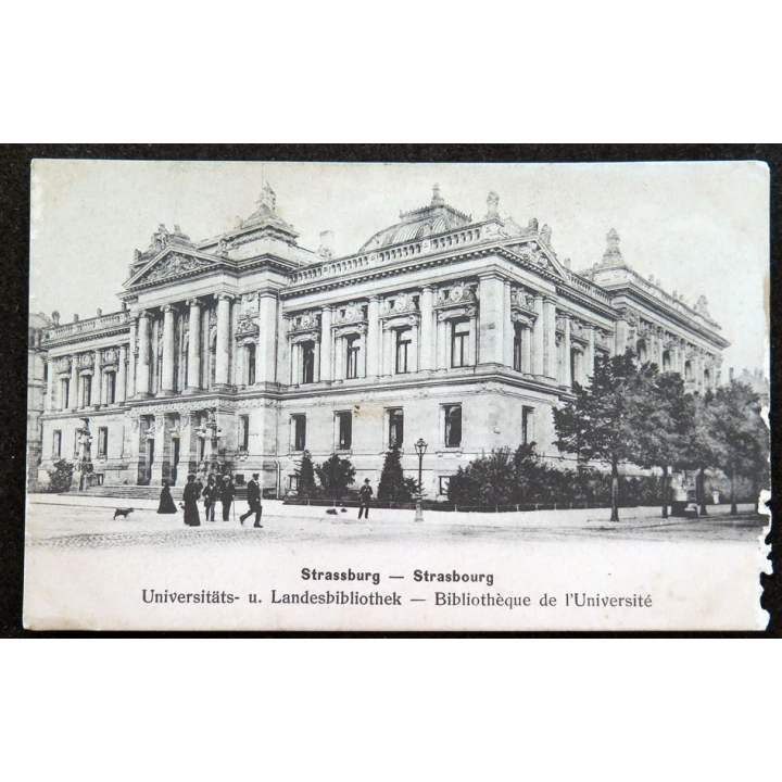 Carte postale Strassburg Strasbourg bibliothèqUE de l'université