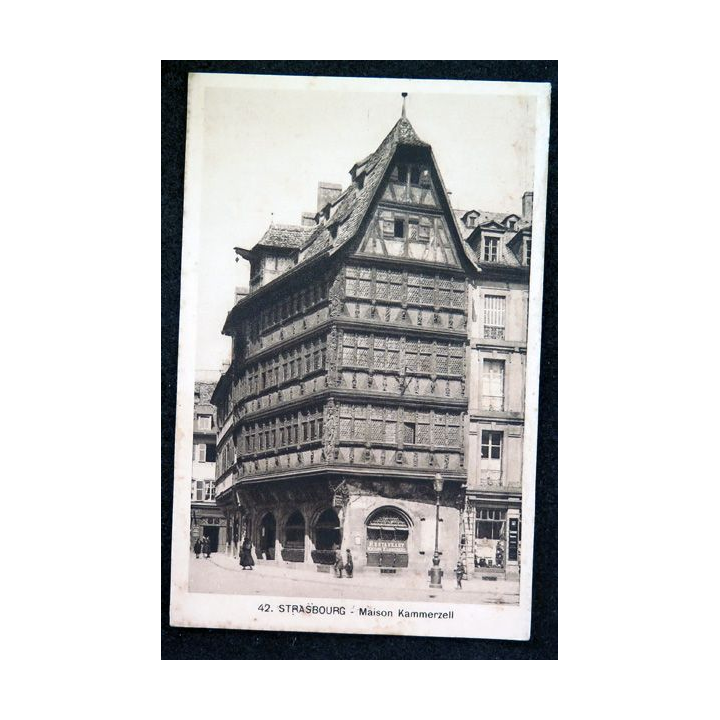 Carte postale 42 Strasbourg Maison Kammerzell