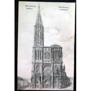 Carte postale Strasbourg Cathédrale 