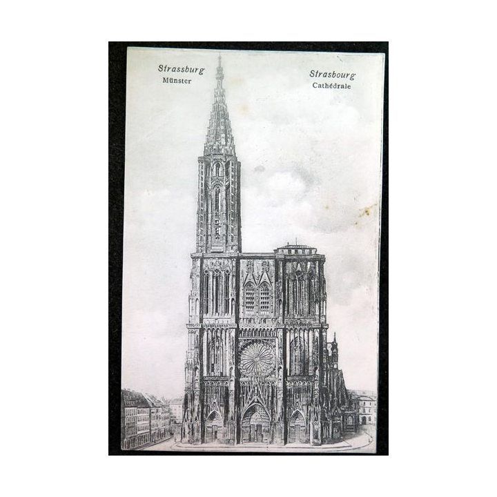 Carte postale Strasbourg Cathédrale 