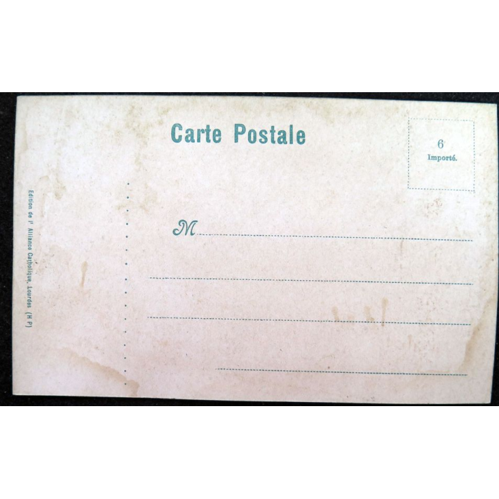 Carte postale Lourdes l'Eglise du Rosaire et la Basilique
