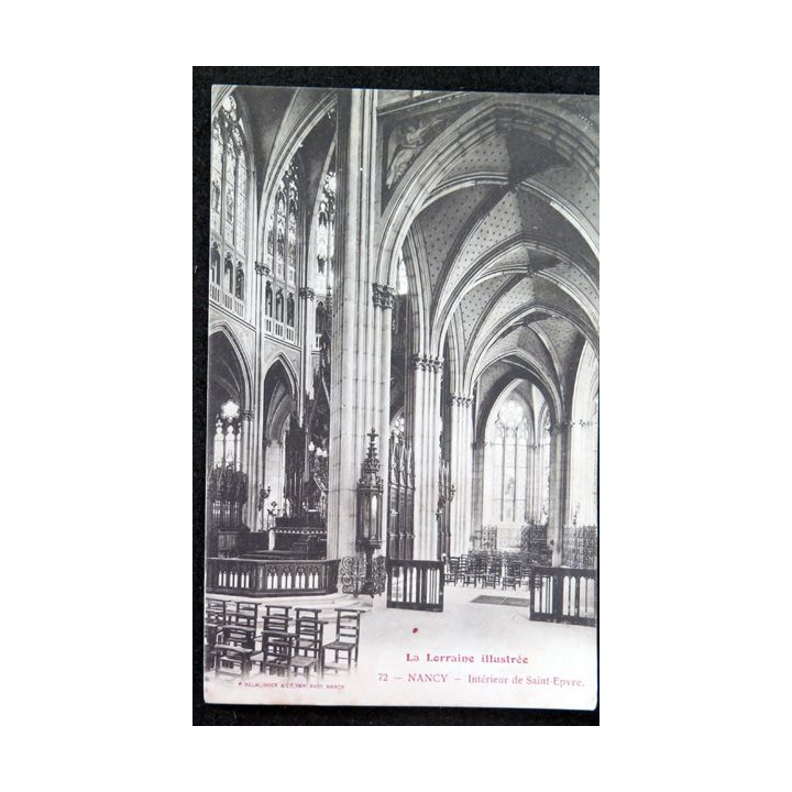 Carte postale 72 Nancy Intérieur de Saint-Epure