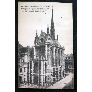 Carte postale 33 Paris La Sainte Chapelle