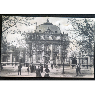 Carte postale 14 Troyes Caisse d'Epargne