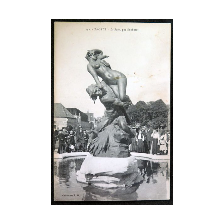 Carte postale 142 Troyes Le Rapt par Suchetet