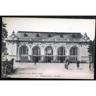 Carte postale 40 Troyes La Gare