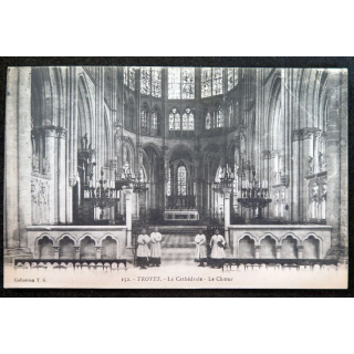 Carte postale 152  Troyes La Cathédrale - Le Choeur