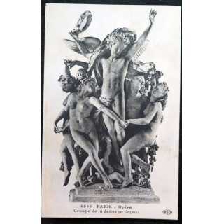 Carte postale 4566 Paris Opéra Groupe de la Danse par Carpeaux