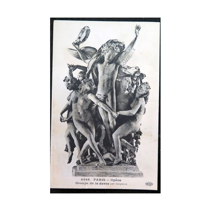Carte postale 4566 Paris Opéra Groupe de la Danse par Carpeaux