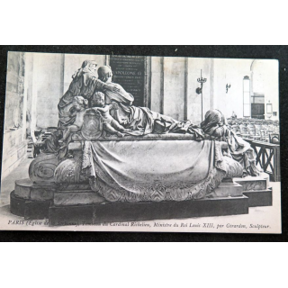 Carte postale Paris Eglise de la Sorbonne Tombeau du Cardinal Richelieu 