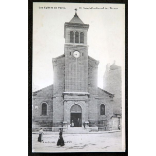 Carte postale 76 Paris L'église Saint-Ferdinand des Ternes