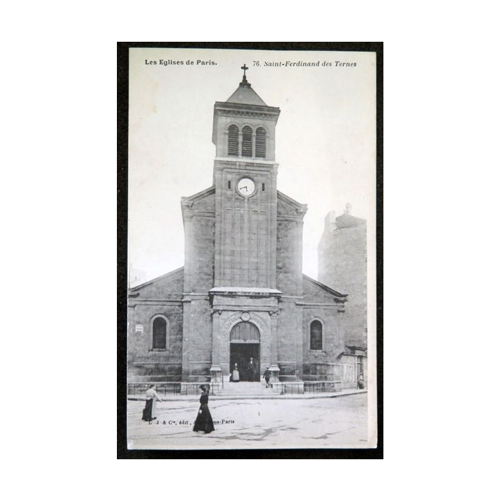 Carte postale 76 Paris L'église Saint-Ferdinand des Ternes