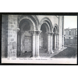 Carte postale 169 Caen Vieux saint-Nicolas Arcades Romaines