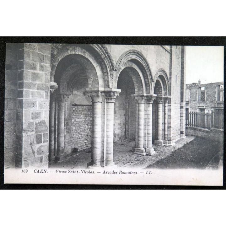 Carte postale 169 Caen Vieux saint-Nicolas Arcades Romaines