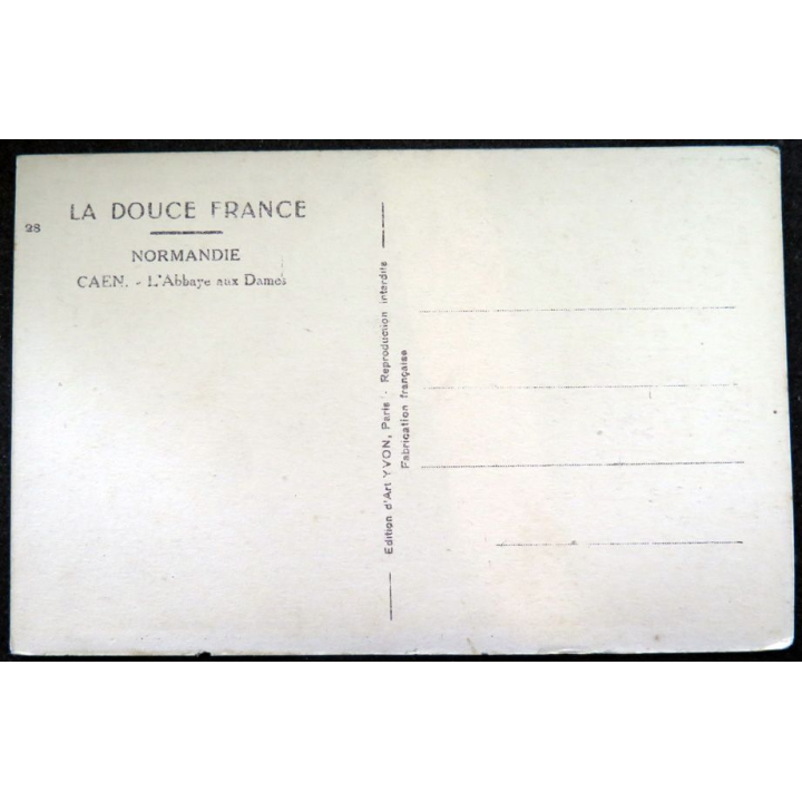 Carte postale 28 Caen L'Abbaye aux Dames