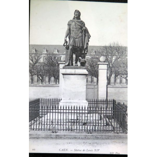 Carte postale 66 Caen Statue de Louis XIV