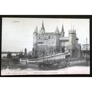 Carte postale 140 Anvers Musée d'antiquités "Le Steen" 