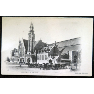 Carte postale 47 Bruges La Gare