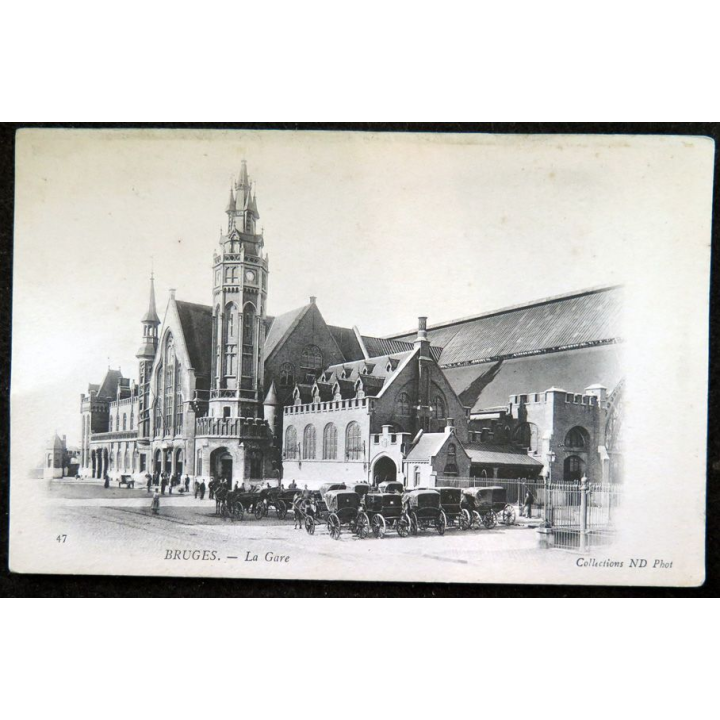 Carte postale 47 Bruges La Gare